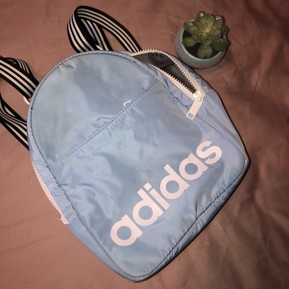 baby blue adidas bag